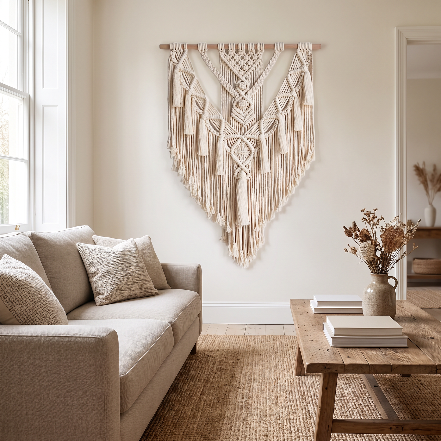 Bohemian Macrame Wall Hanging lifestyle 3