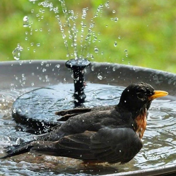 Solar Water Fountain for Garden -Eco-Friendly Outdoor…