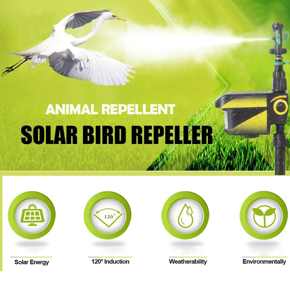 Motion Activated Sprinkler for Deer Solar Powered - Get…