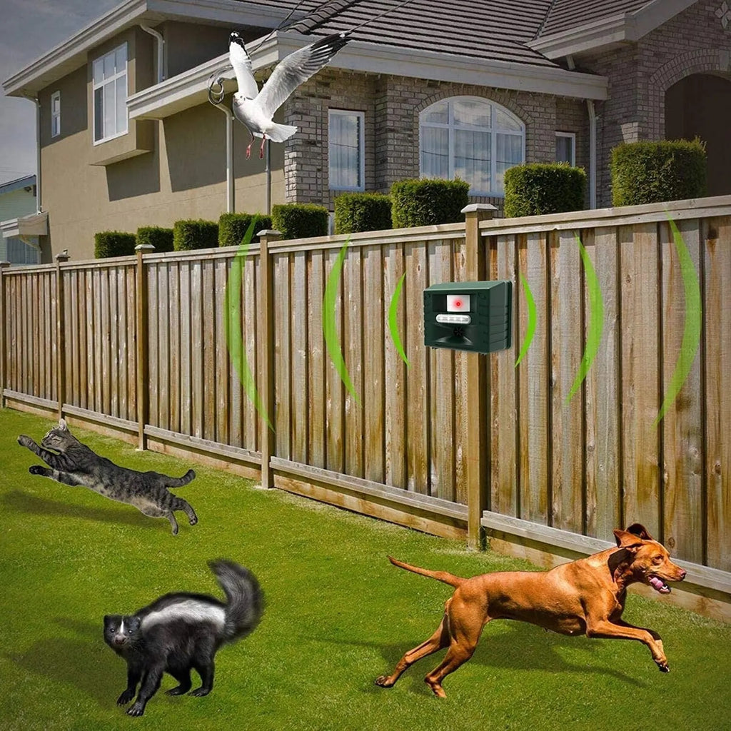 Ultrasonic Bird Repeller for Woodpeckers Outdoor Pest…