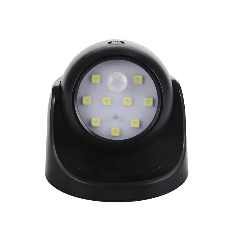 Wireless LED spotlight with motion detector – 360°…
