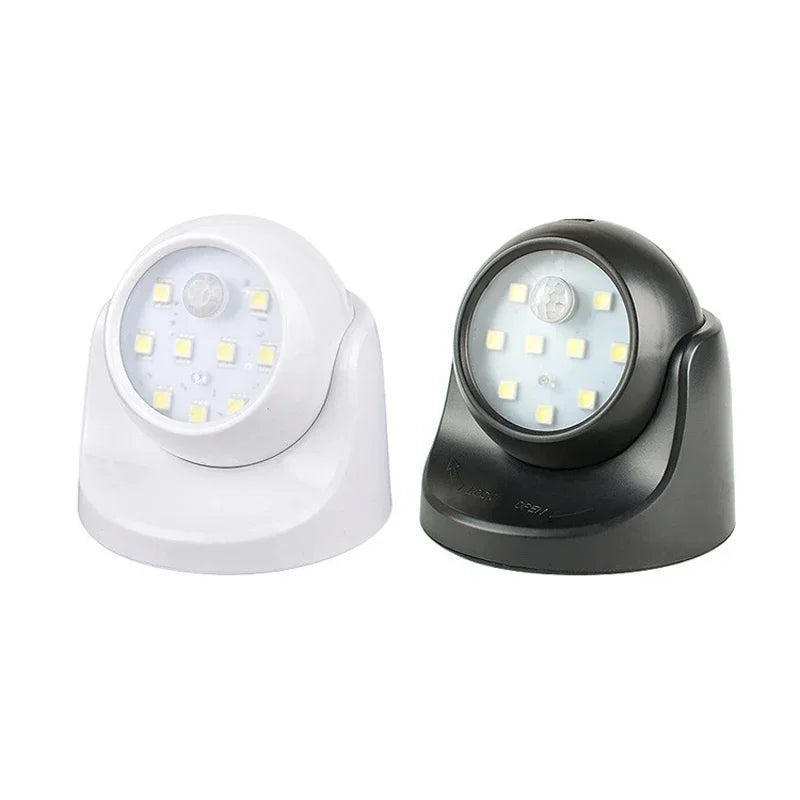 Wireless LED spotlight with motion detector – 360°…