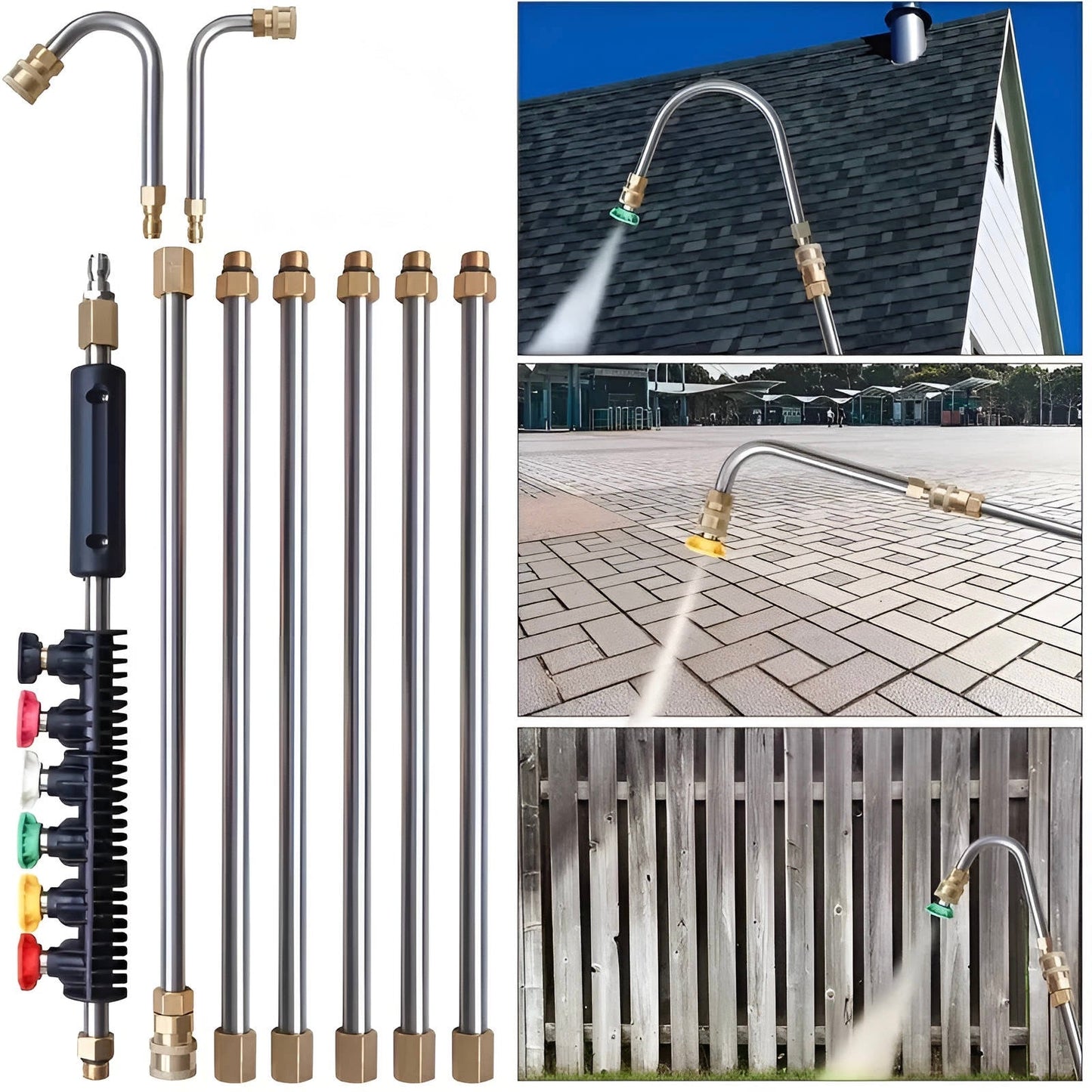 4000 PSI Telescoping High Pressure Power Washer…