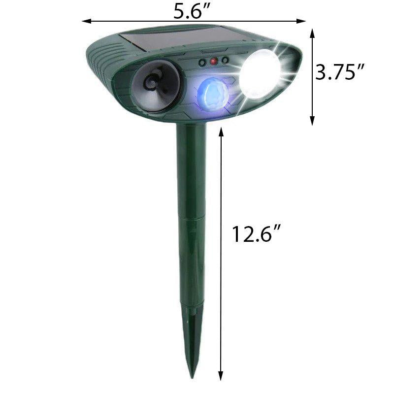 Ultrasonic Rabbit Repeller – Solar Powered and Flashing…