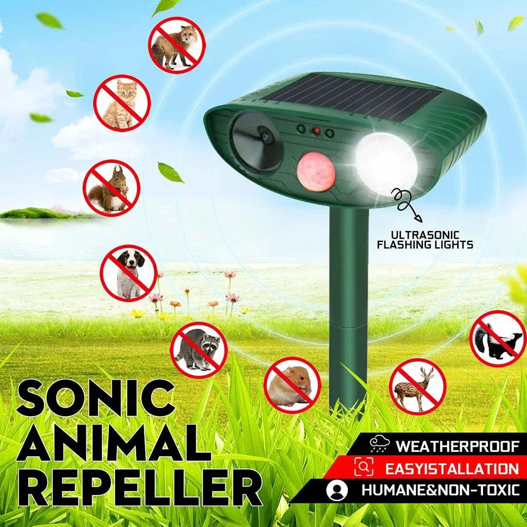 Ultrasonic Chipmunk Repeller - Solar Powered - Get Rid…