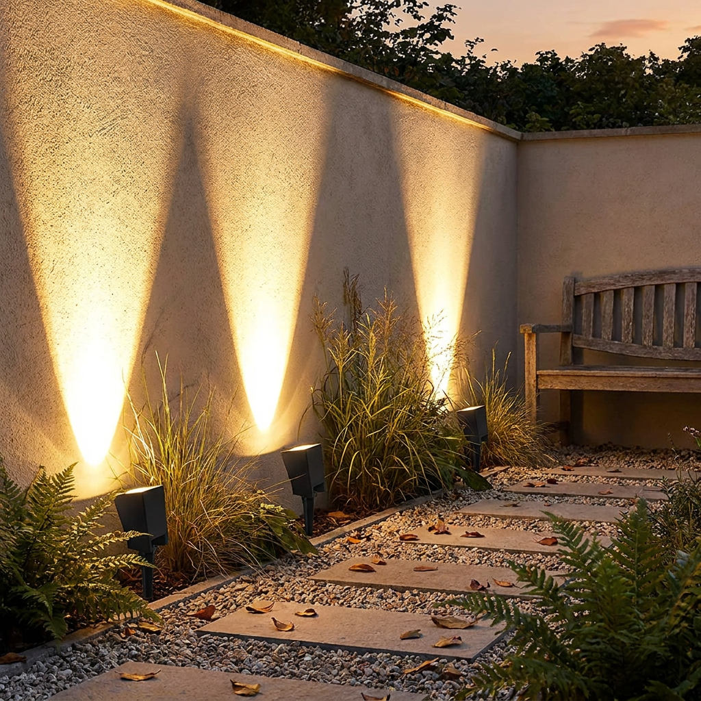 LED Solar Spot Light lifestyle