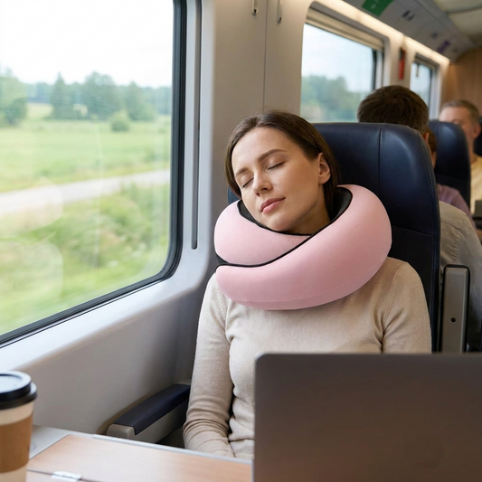 Travel Neck Pillow lifestyle