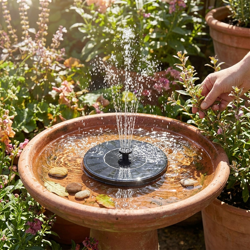 Solar Water Fountain lifestyle