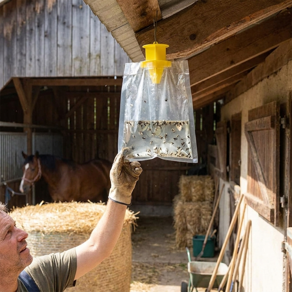Outdoor Fly Trap lifestyle