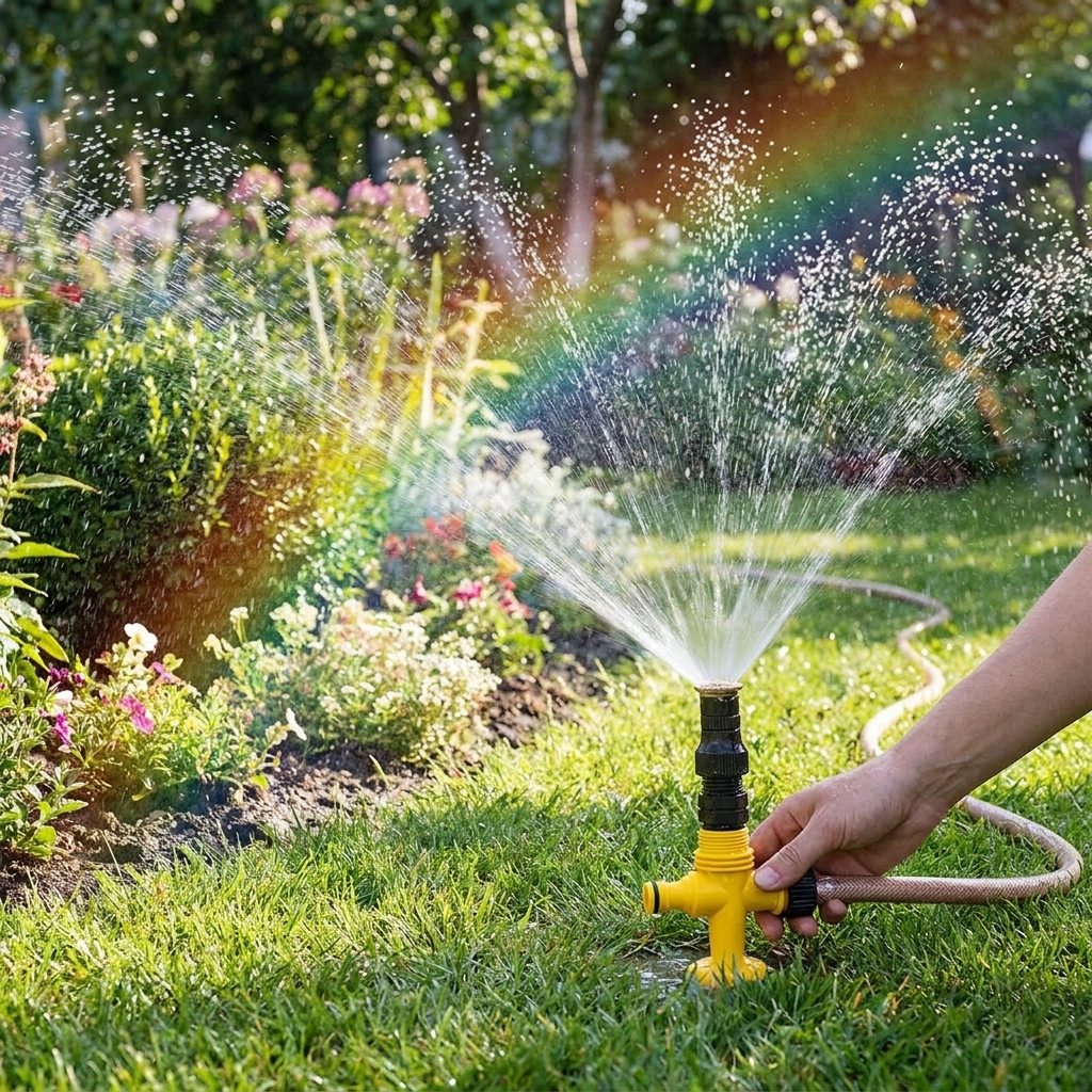 360 Degree Garden Sprinklers lifestyle