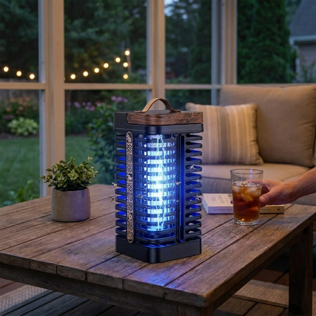Outdoor Fly Bug Zapper lifestyle