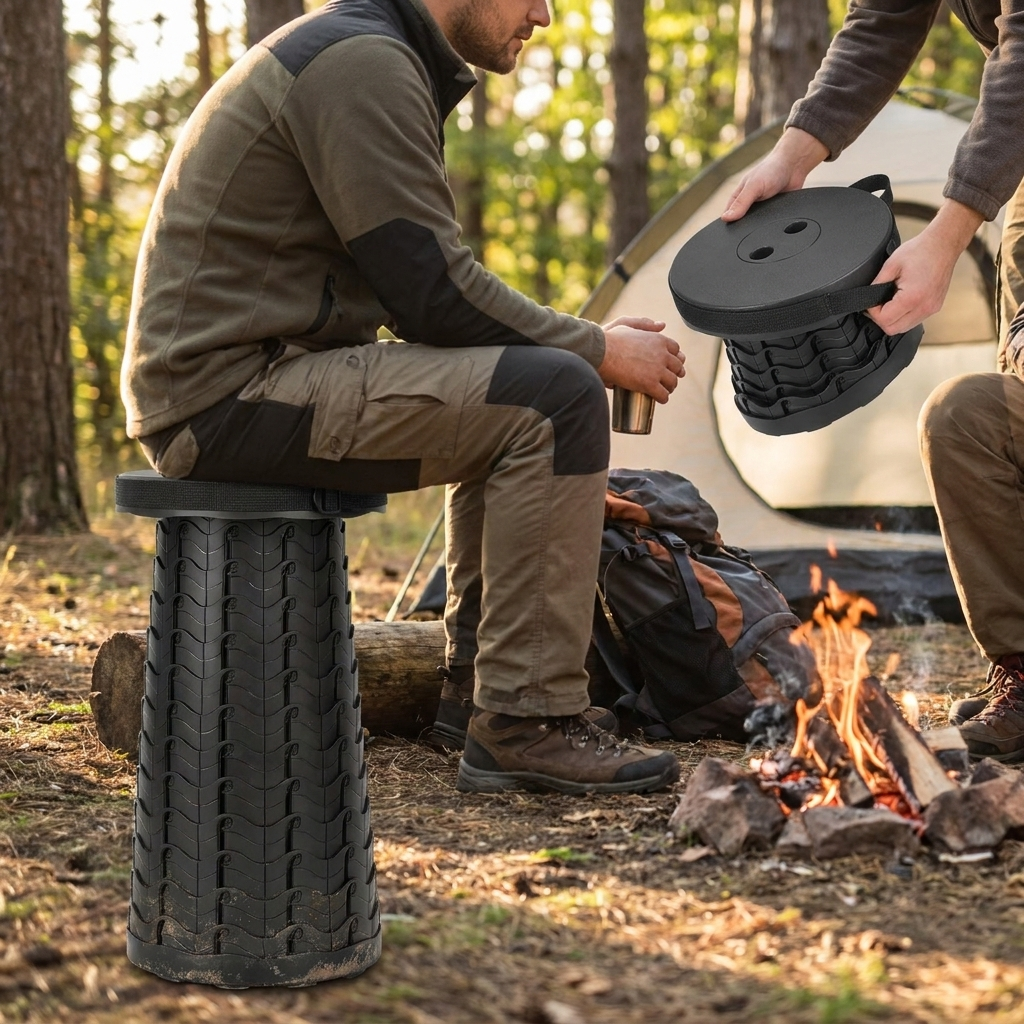 Folding Telescopic Stool lifestyle