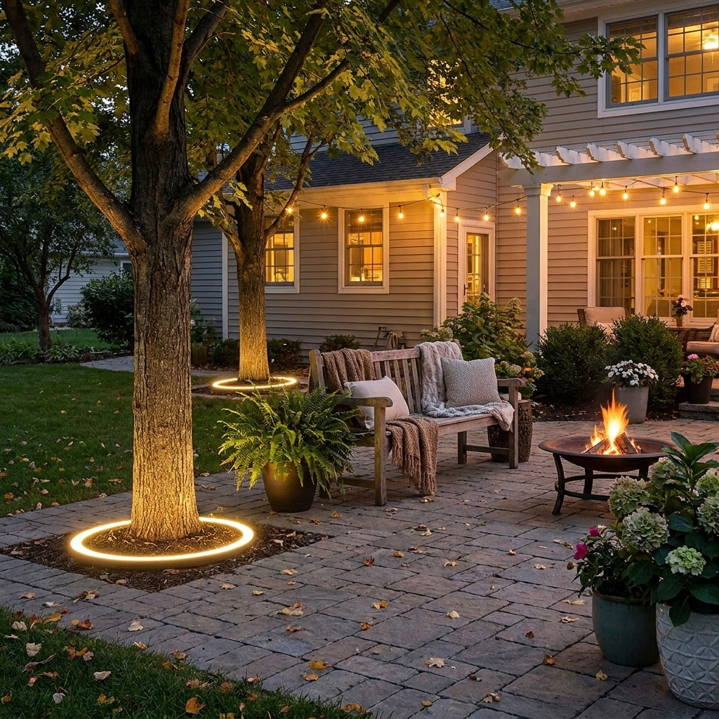 LED Tree Spotlight lifestyle