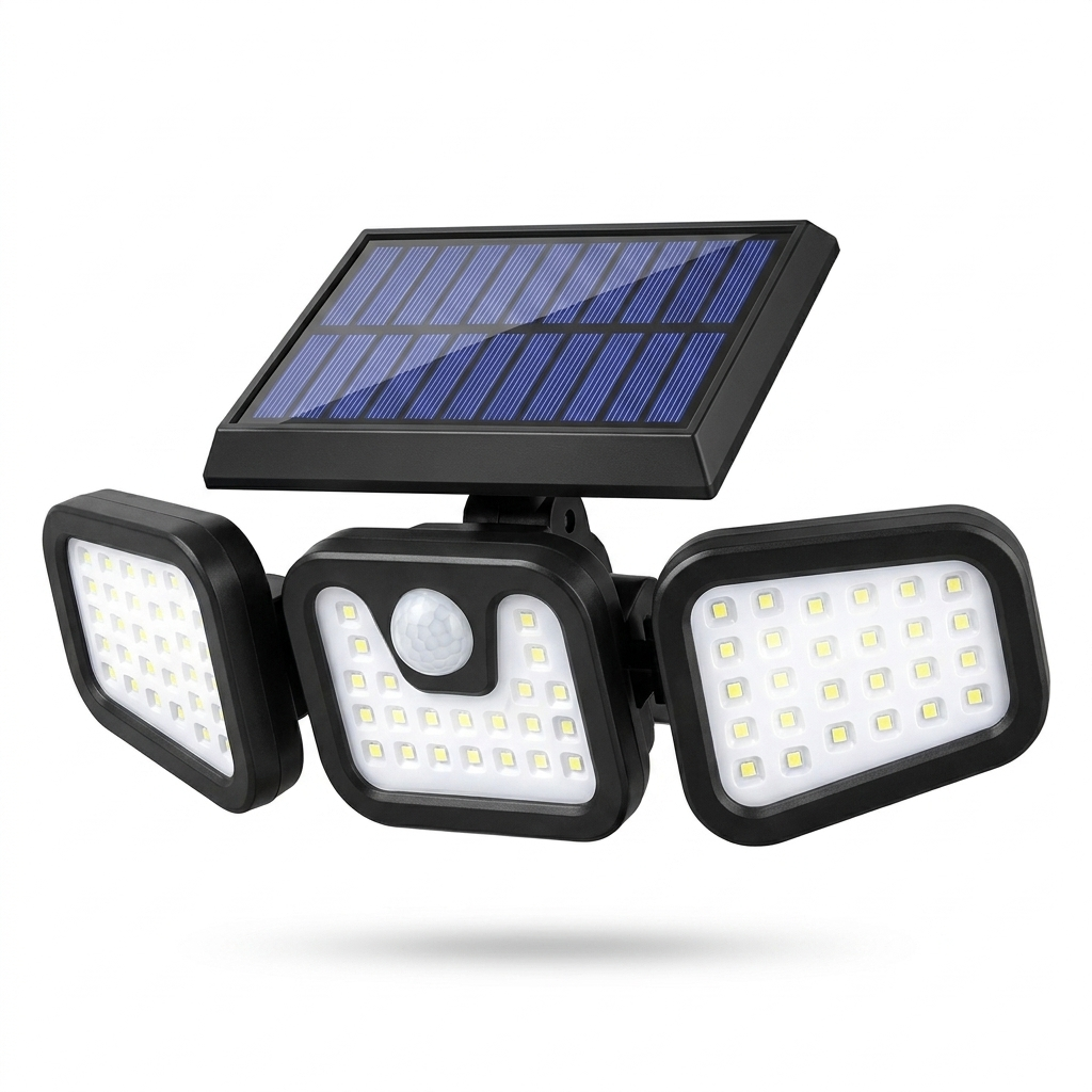 Solar Motion Sensor Light white background