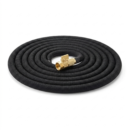 Expandable Garden Hose 50ft white background