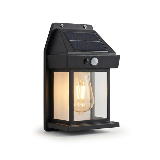 Solar Motion Sensor Lights white background