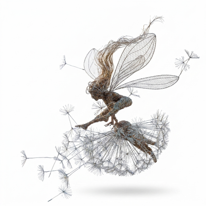 Fairy Garden Statue white background
