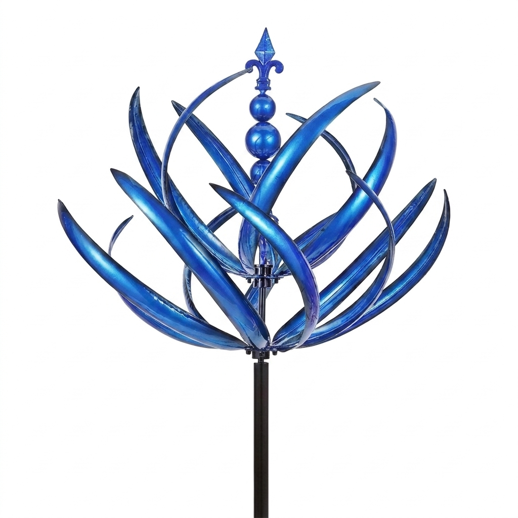 Metal Wind Spinner white background