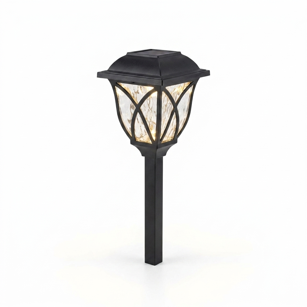 Solar Pathway Lights white background