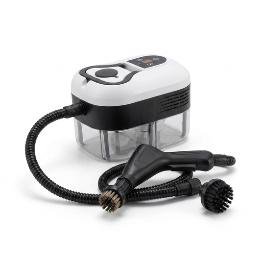 Handheld Steam Cleaner white background