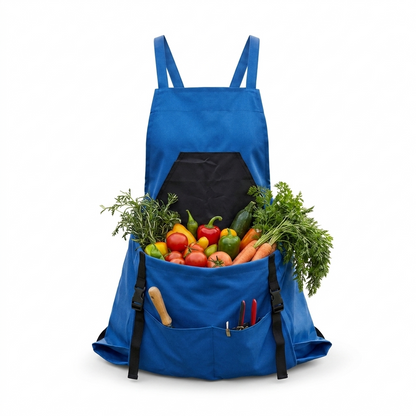 Harvesting Apron white background