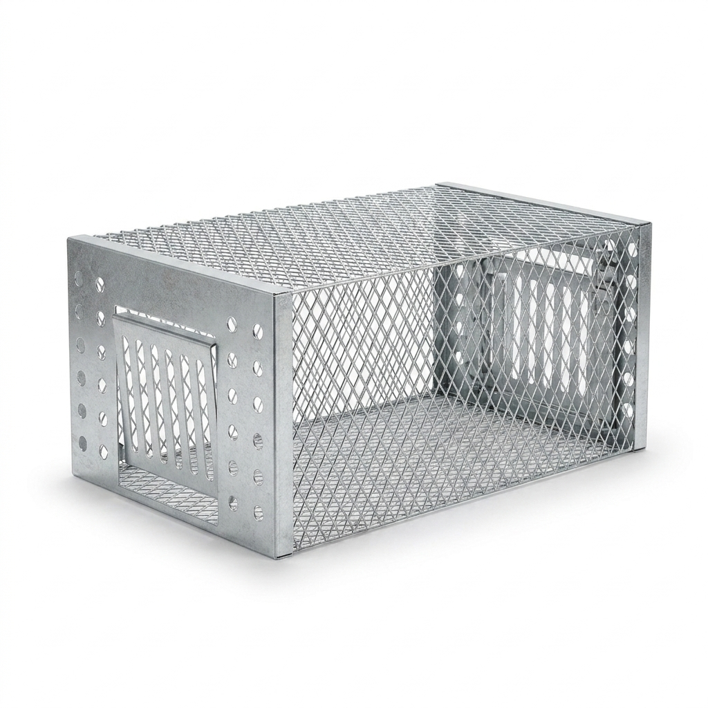 Reusable Mouse Trap Cage white background