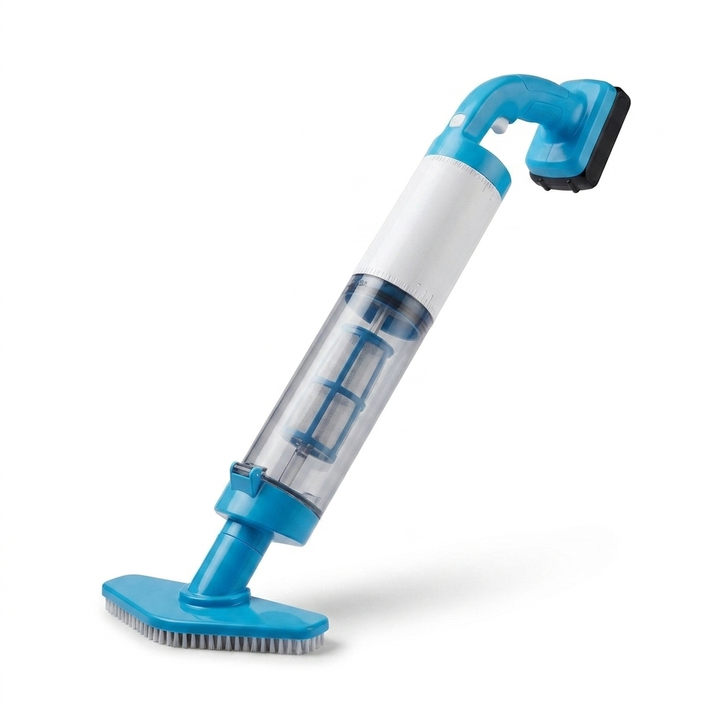 Cordless Pool Vacuum white background