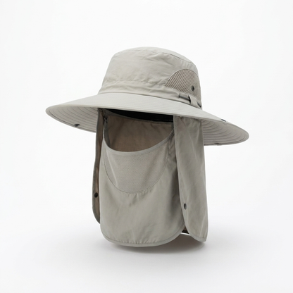 Wide Brim Fishing Hat white background