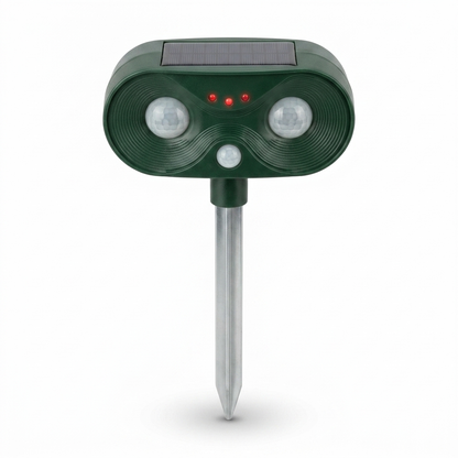 Solar Ultrasonic Animal Repeller white background