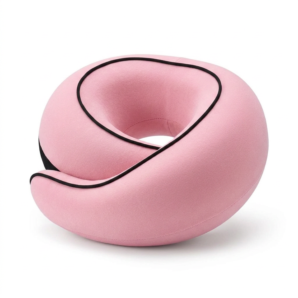Travel Neck Pillow white background