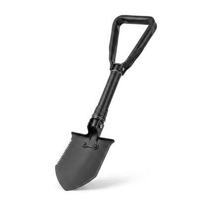 Survival Shovel Multitool white background