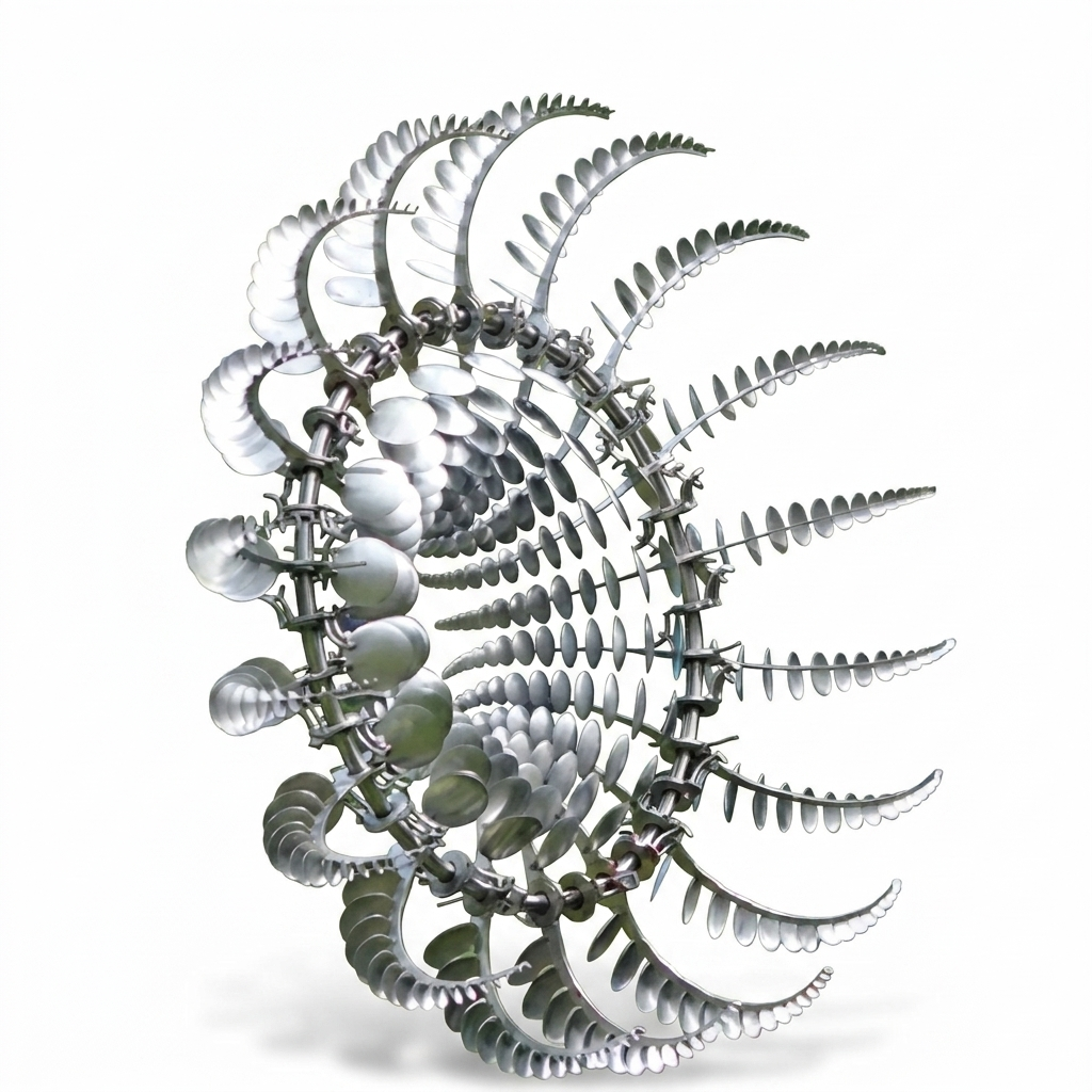 Anti-Rust Kinetic Wind Spinner white background
