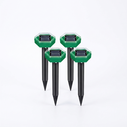 Ultrasonic Mole Repellent white background