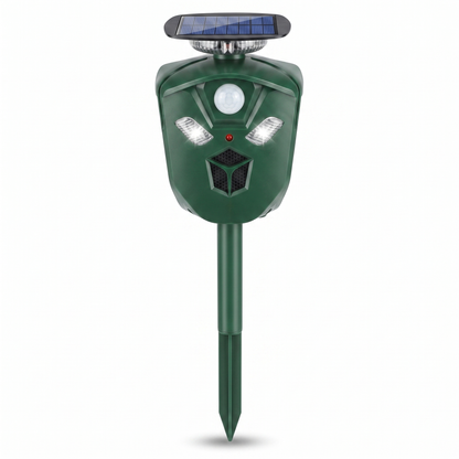 Solar Ultrasonic Animal Repeller white background