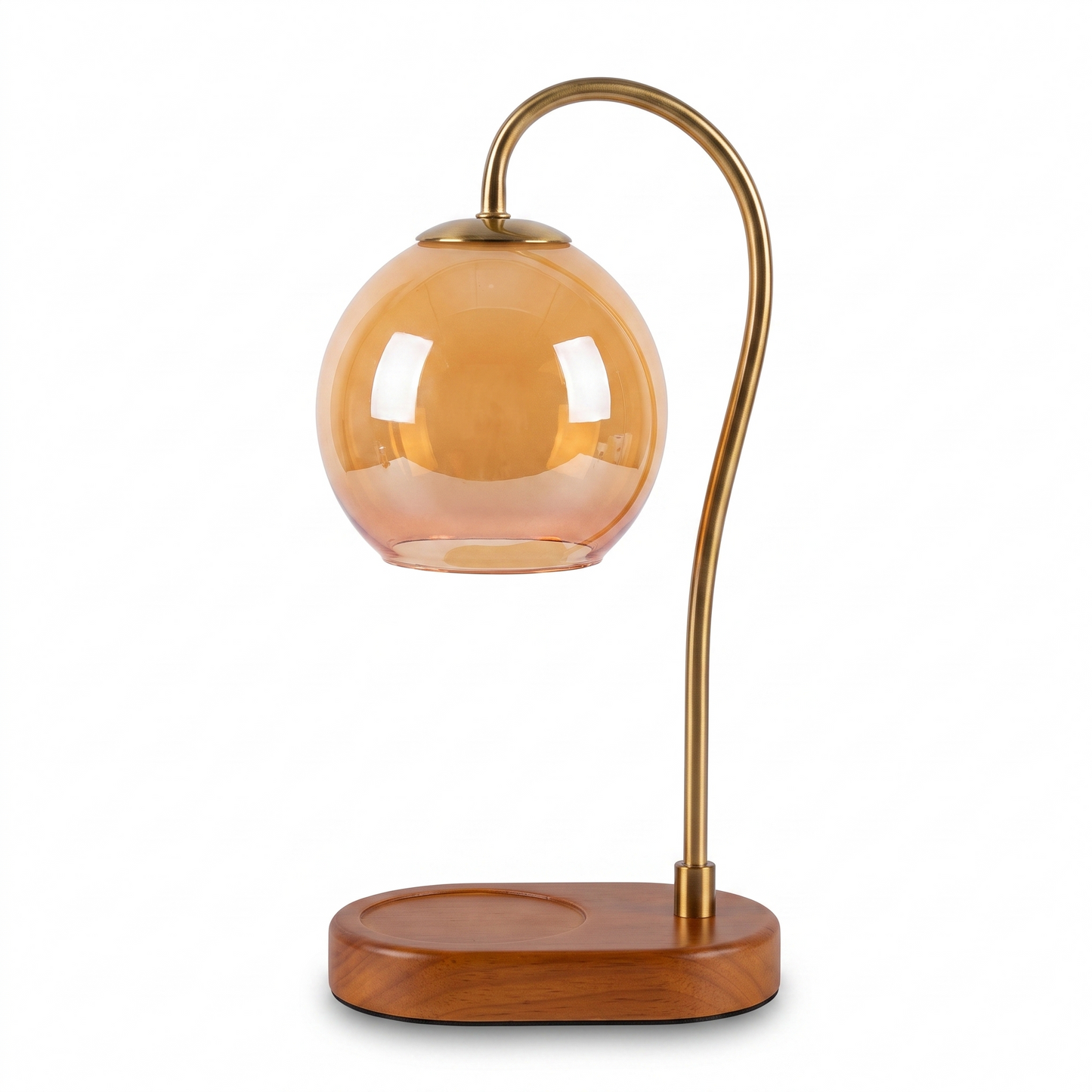 Table Lamp Candle Warmer Adjustable Flameless Wax Melting Lamp white background