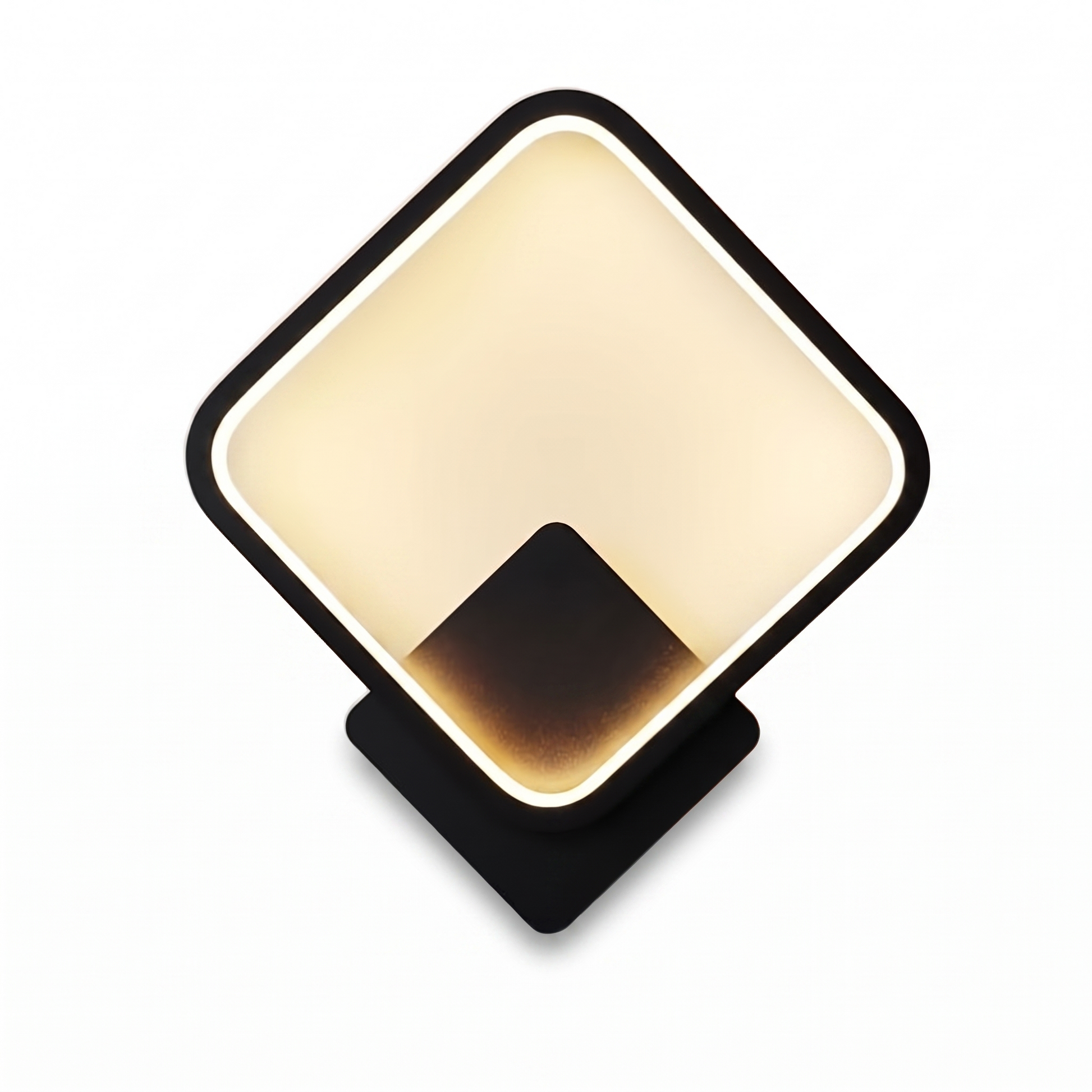 Modern Square LED Wall Lamp white background