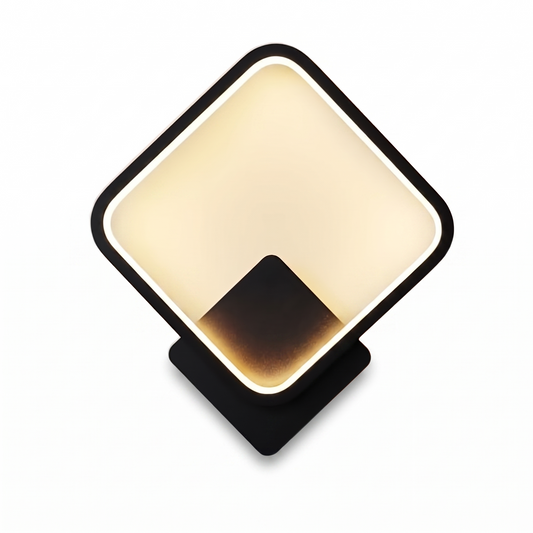 Modern Square LED Wall Lamp white background