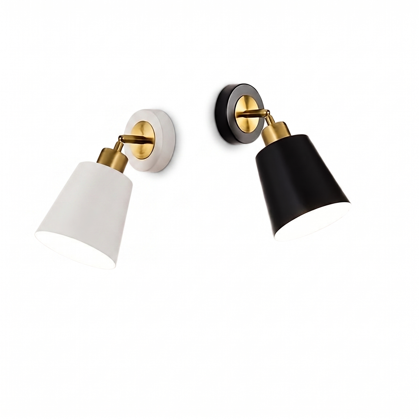 Modern Metal Wall Sconce Light white background
