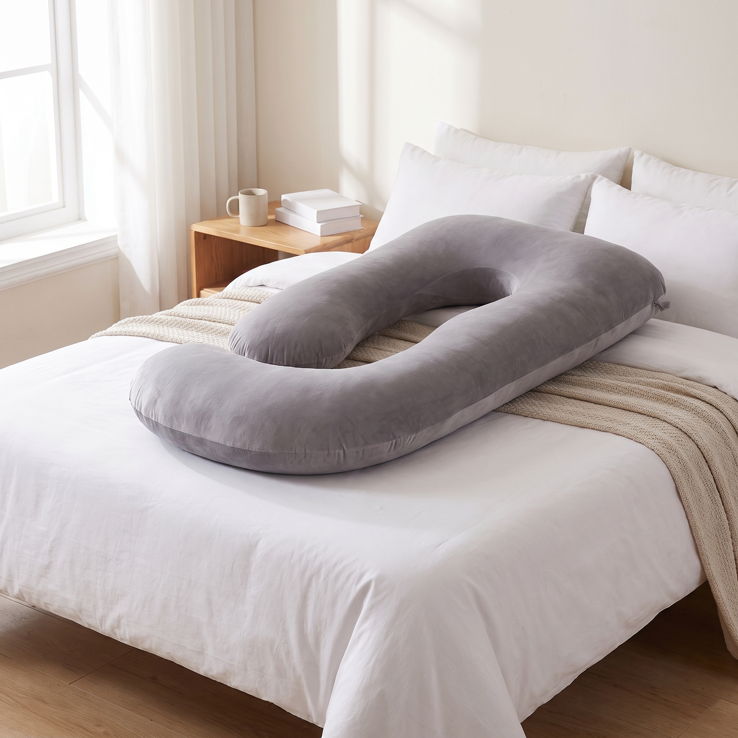 Pregnancy Pillow Body Pillow U Shape Sleeping Cushion lifestyle 1