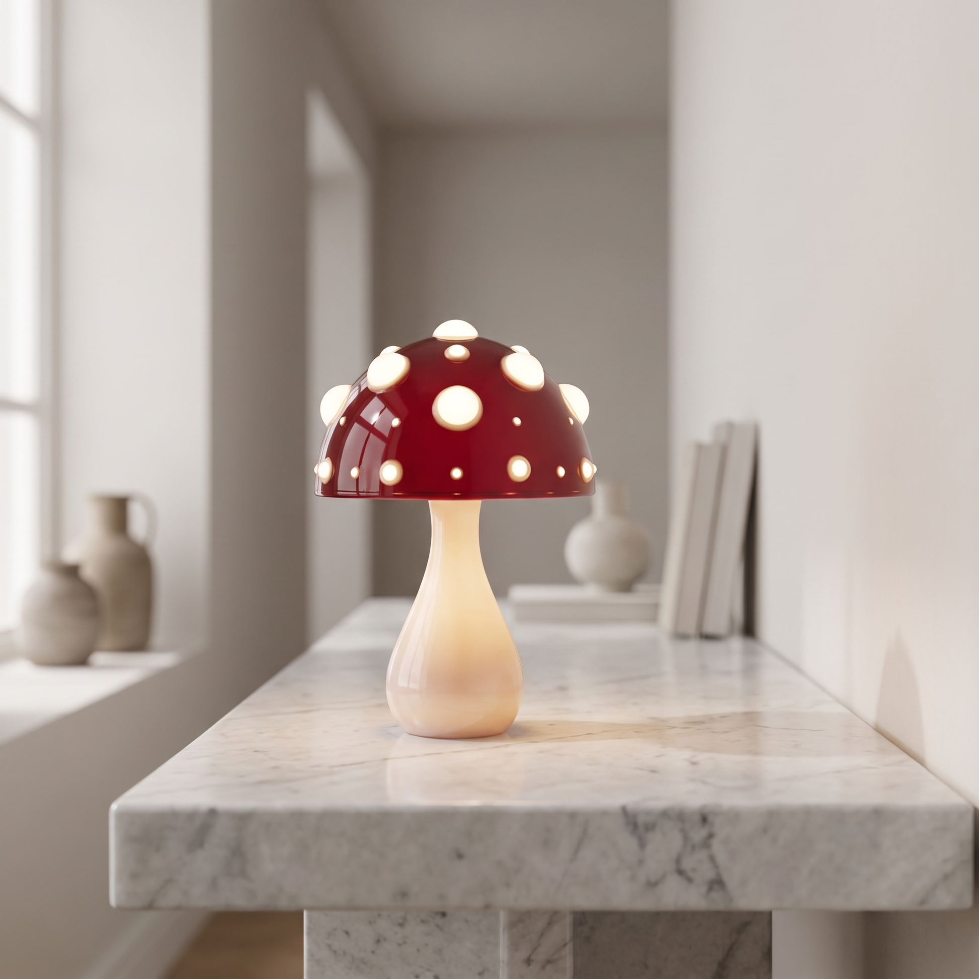 LED Mushroom Table Lamp lifestyle 2