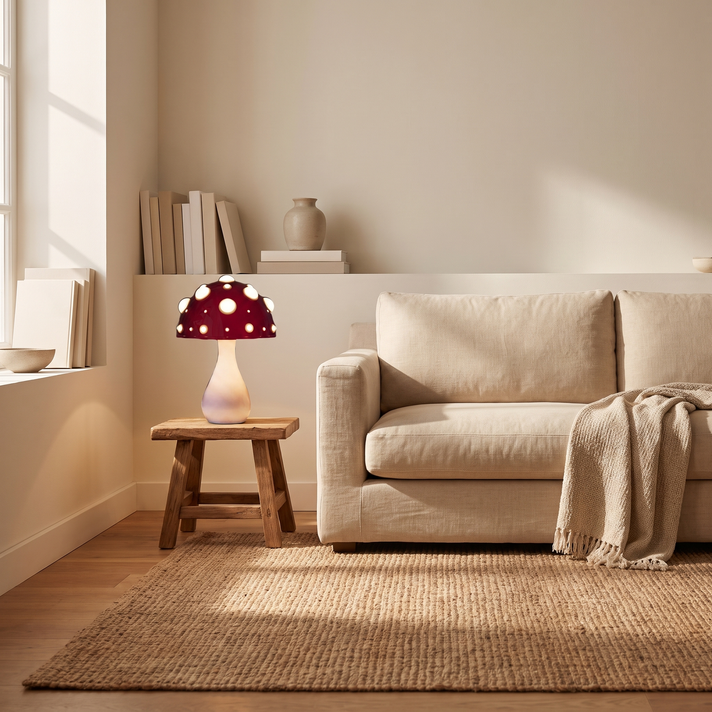 LED Mushroom Table Lamp lifestyle 3