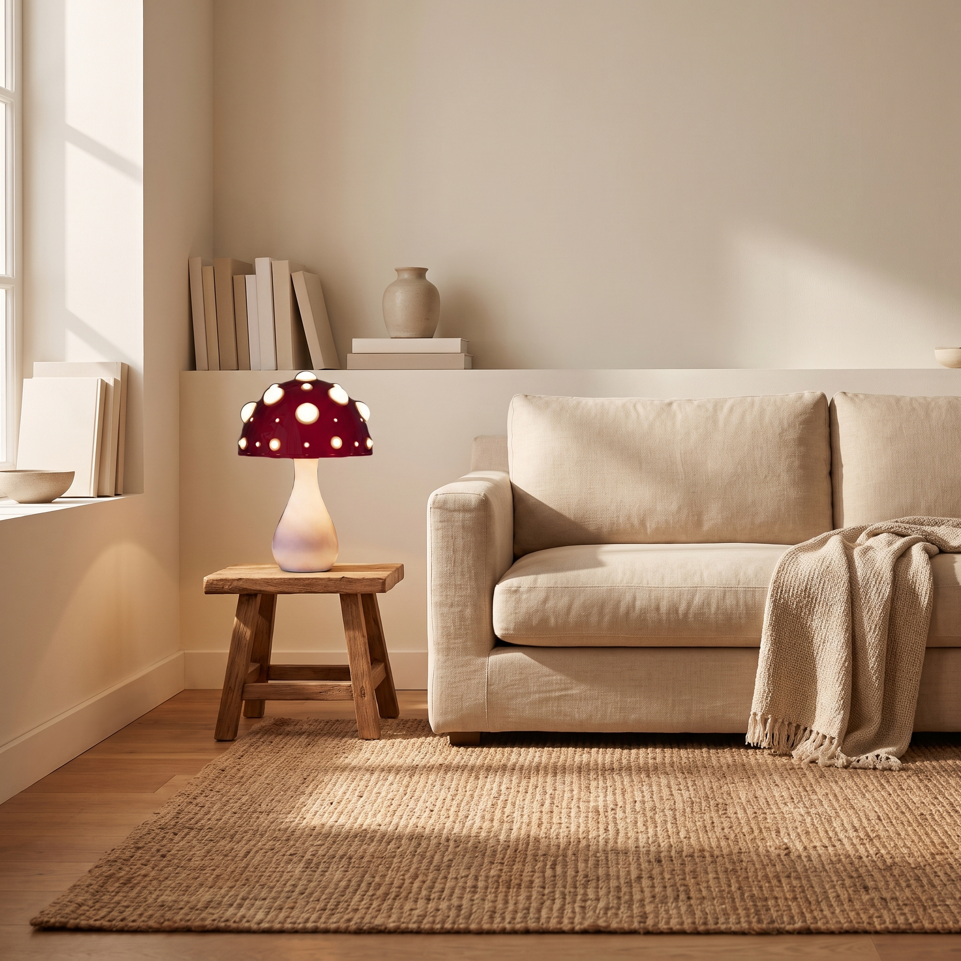 LED Mushroom Table Lamp lifestyle 3