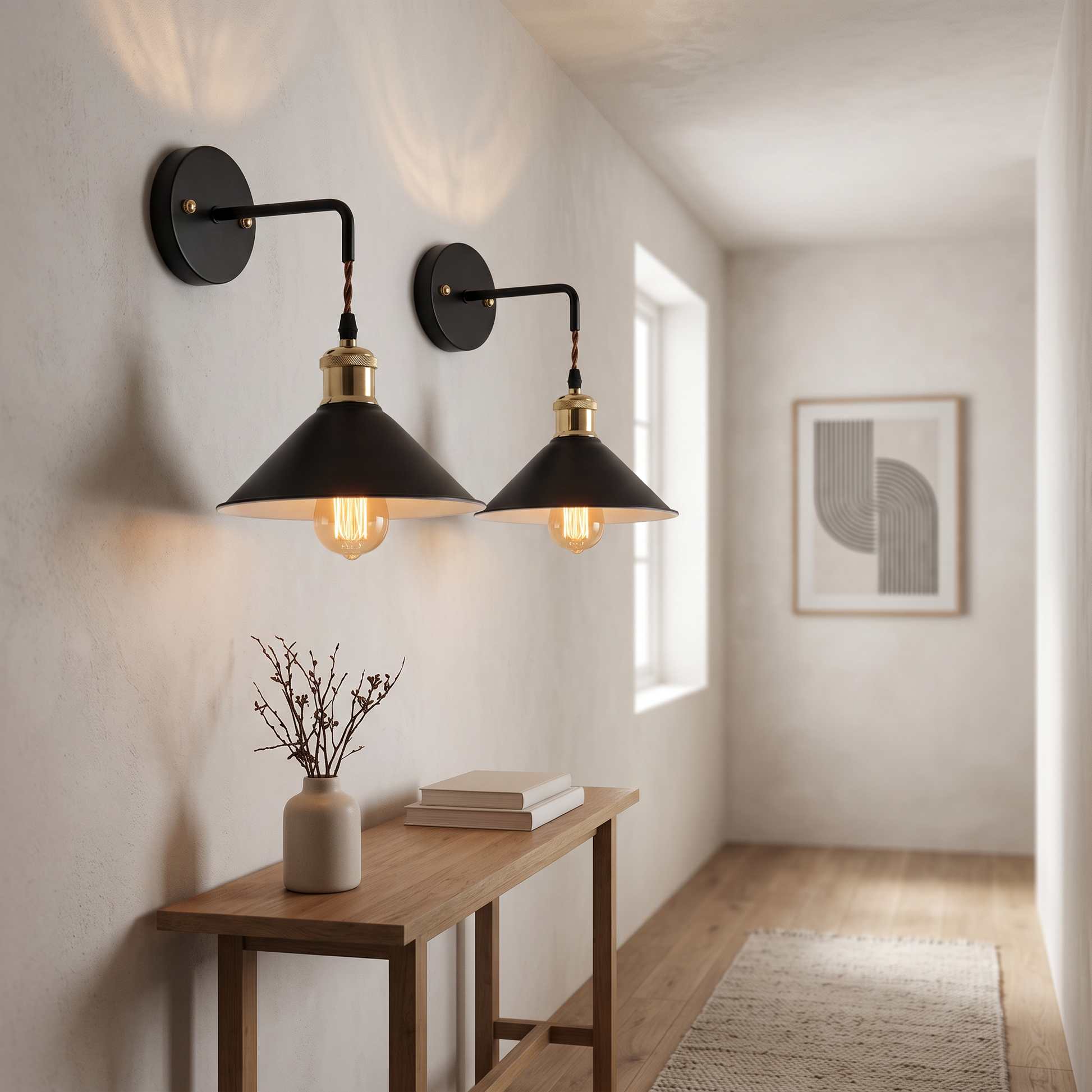 Modern Metal Wall Sconce lifestyle 1