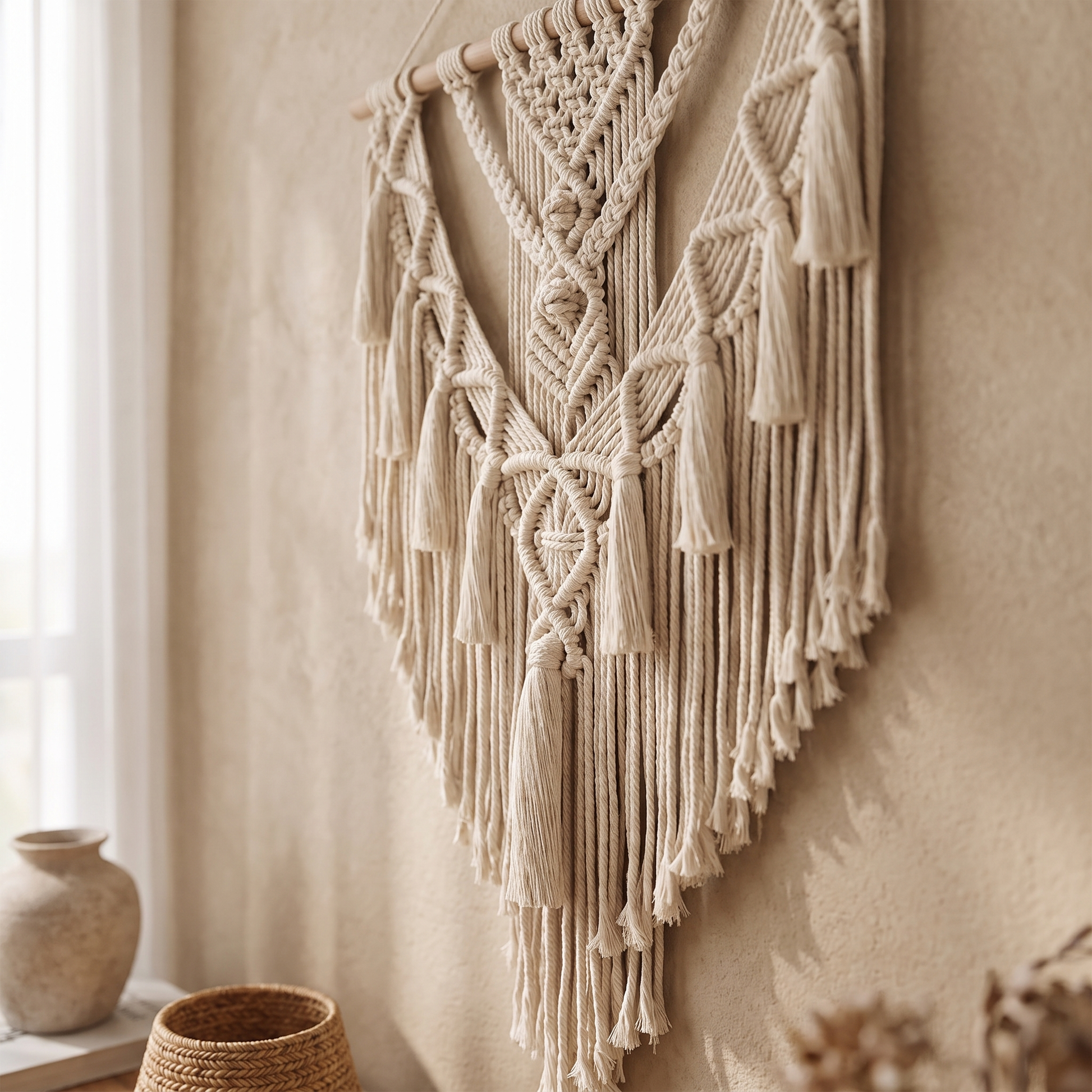 Bohemian Macrame Wall Hanging lifestyle 2