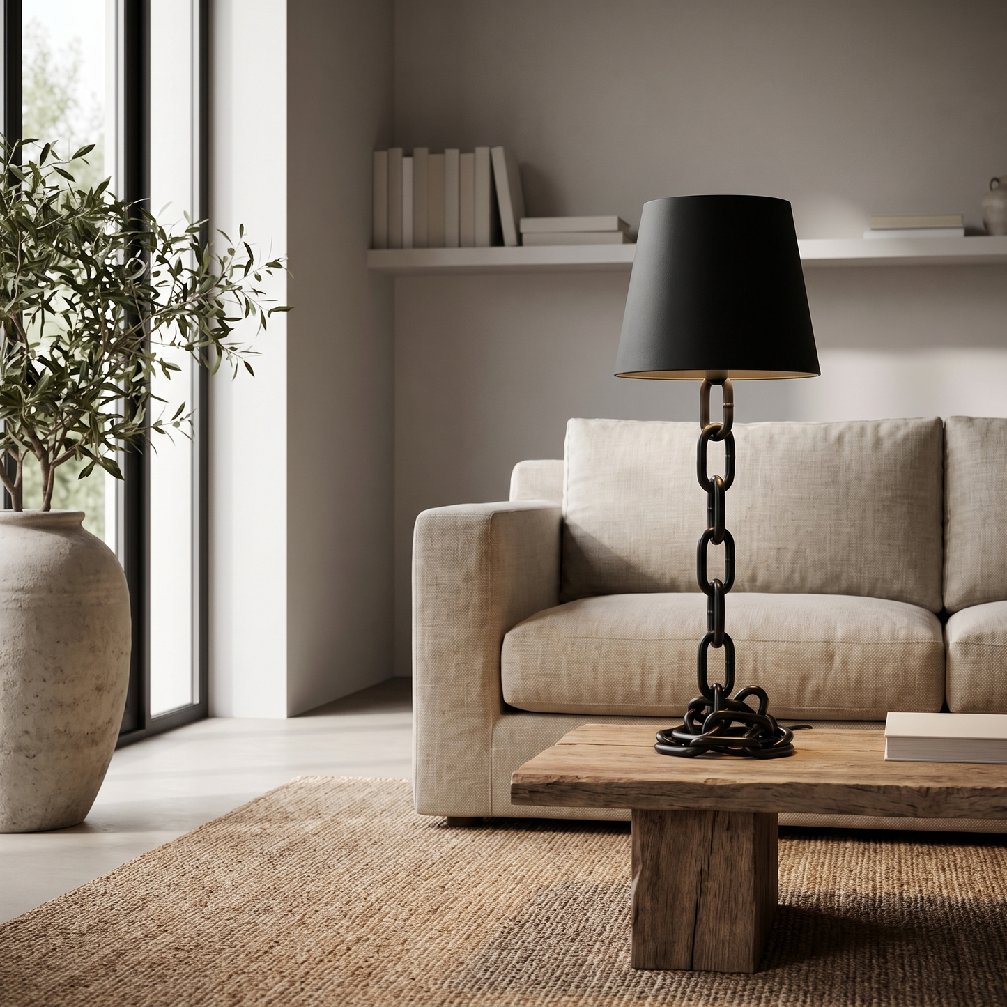 Modern Chain-Link Table Lamp lifestyle 3