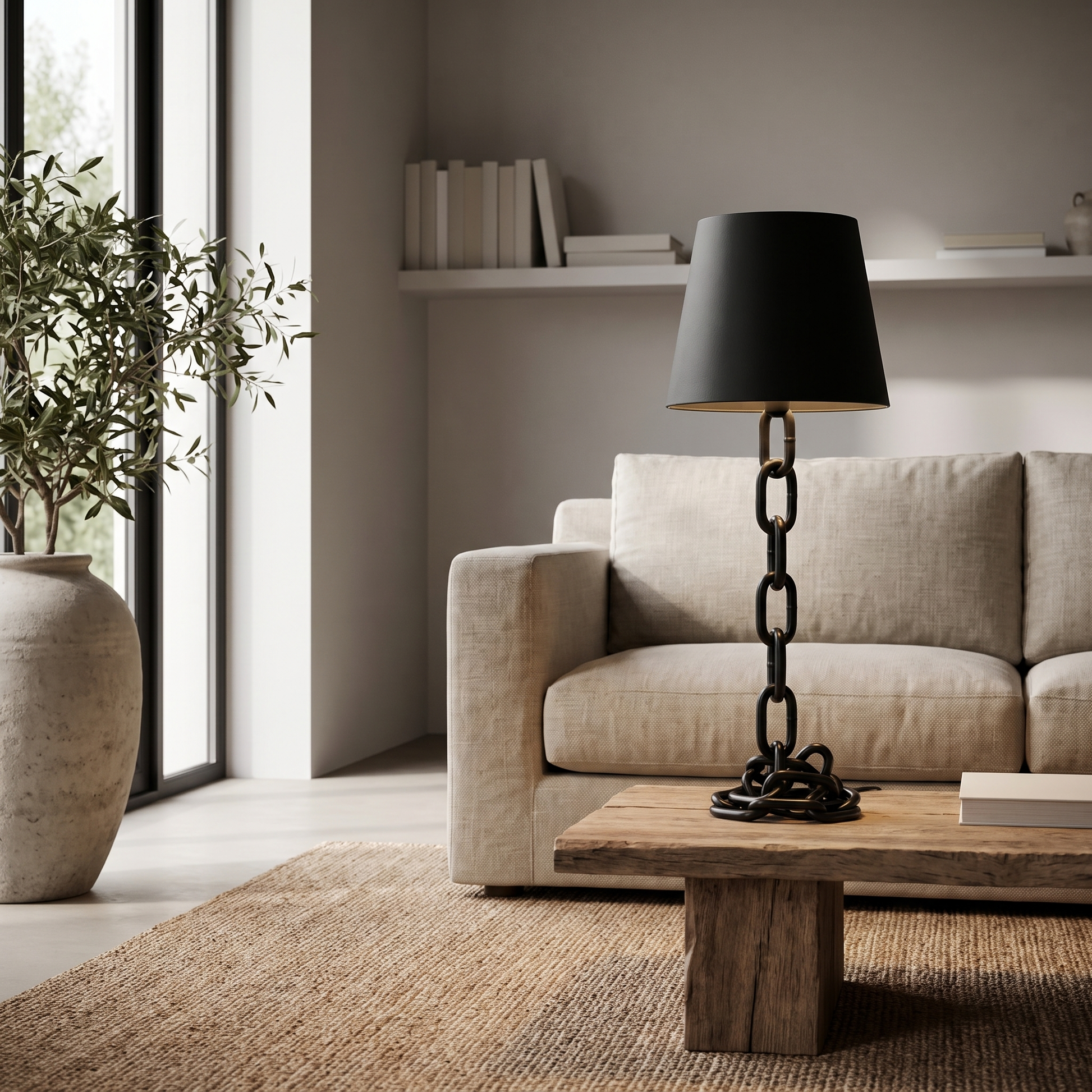 Modern Chain-Link Table Lamp lifestyle 3