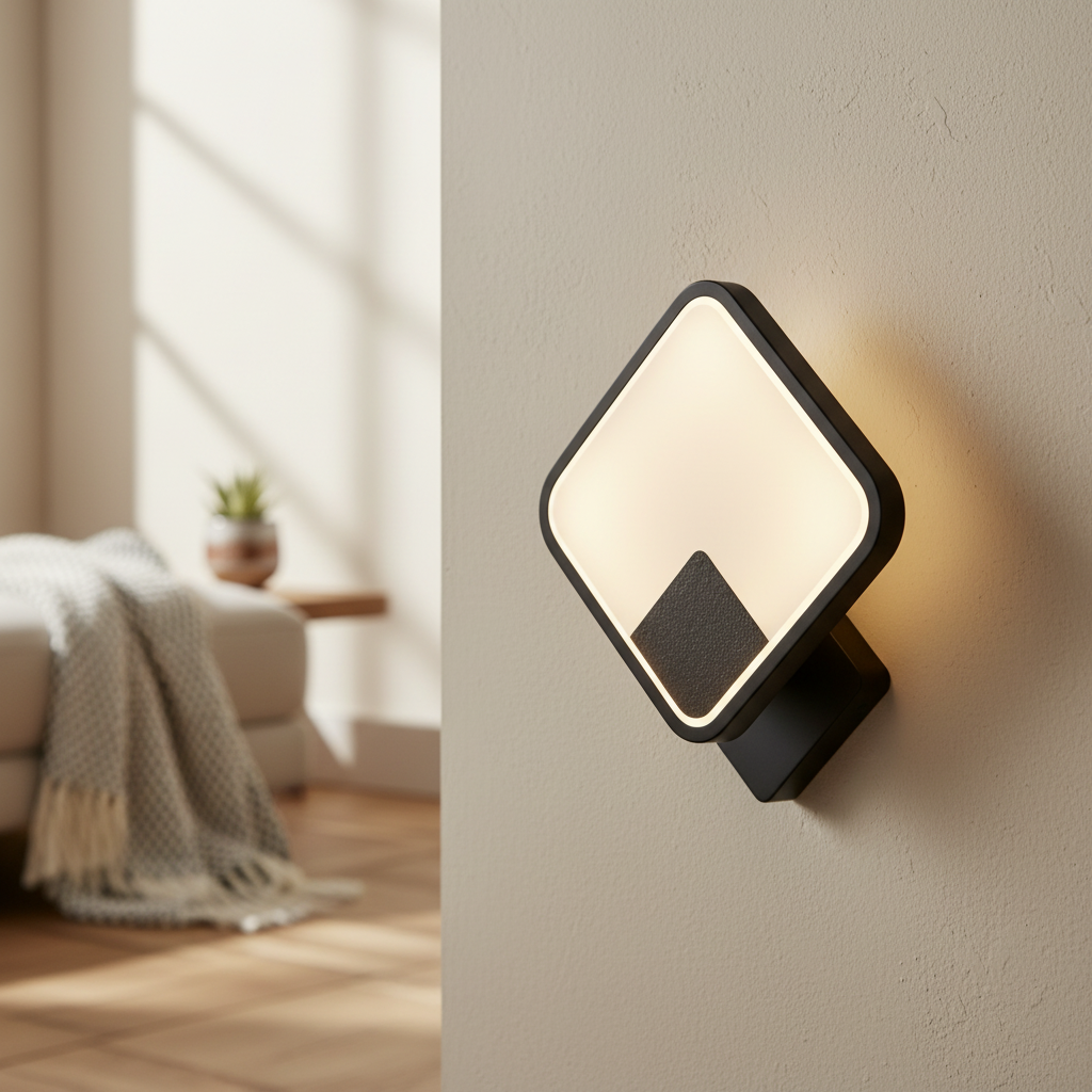 Modern Square LED Wall Lamp lifestyle 2