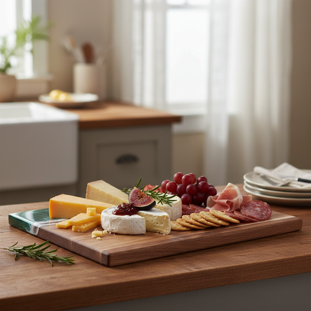 Wave Resin Cutting Board lifestyle 2