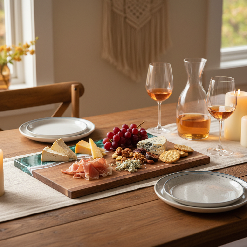 Wave Resin Cutting Board lifestyle 3