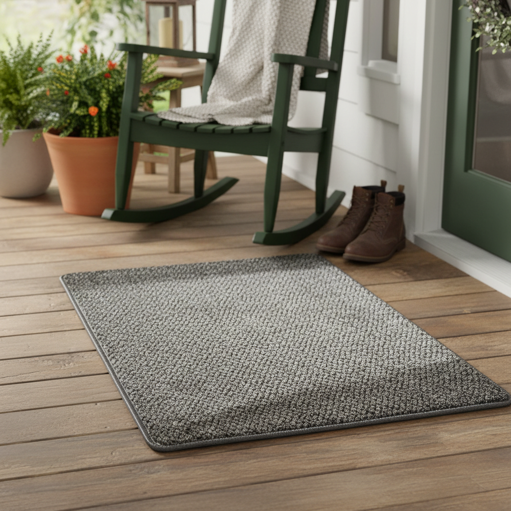 Faux Jute Outdoor Doormat lifestyle 2